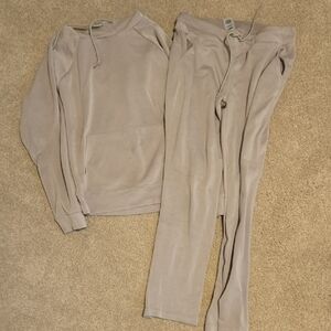 Cozy Beige Loungewear Set